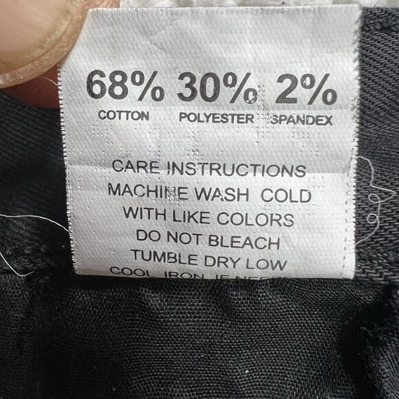 Smoke Rise Distressed Black Jeans Men’s 42x32 (Actual 40x32) Streetwear Moto - Picture 10 of 14